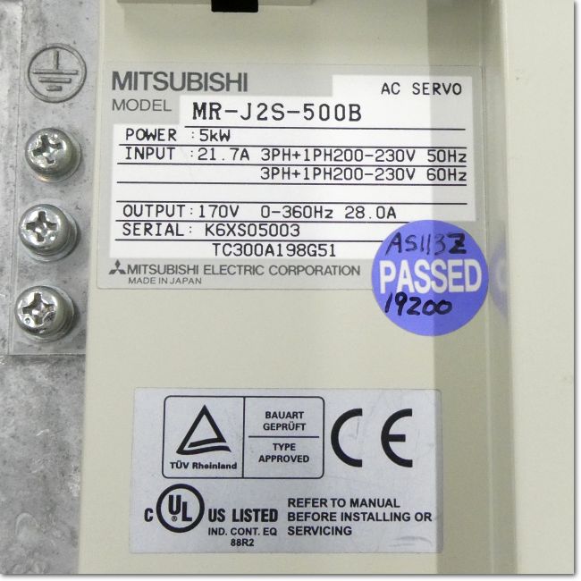 FA機器ドットコム / MR-J2S-500B サーボアンプ 三相200V 5kW SSCNET