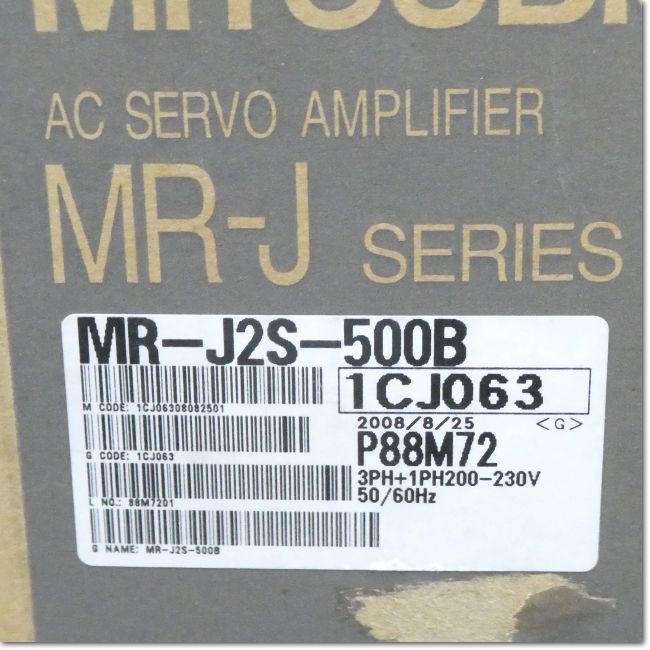 FA機器ドットコム / MR-J2S-500B サーボアンプ 三相200V 5kW SSCNET