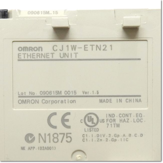 FA機器ドットコム / CJ1W-ETN21 Ethernetユニット 100BASE-TXタイプ