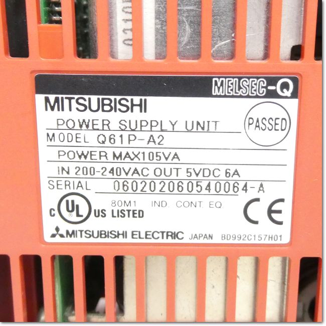 FA機器ドットコム / Q61P-A2 電源ユニット AC200-240V (三菱電機) | FA