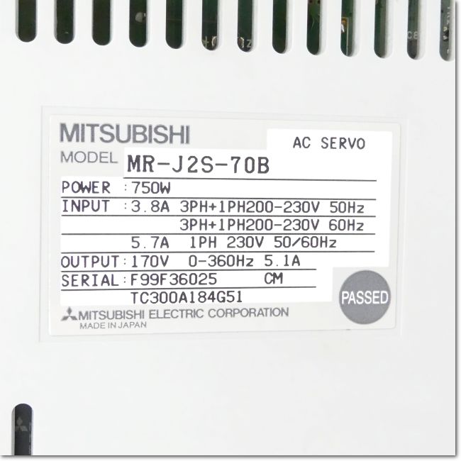 FA機器ドットコム / MR-J2S-70B サーボアンプ AC200V 0.75kW SSCNET