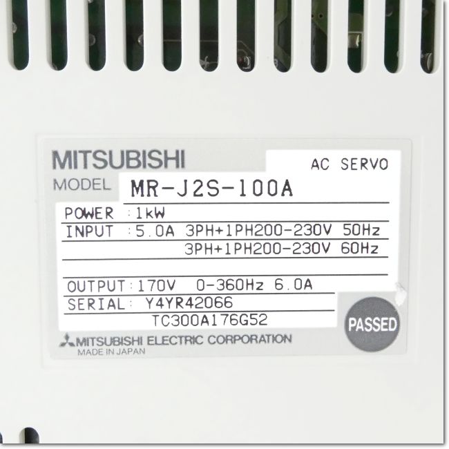 FA機器ドットコム / MR-J2S-100A サーボアンプ AC200V 1.0kW 汎用