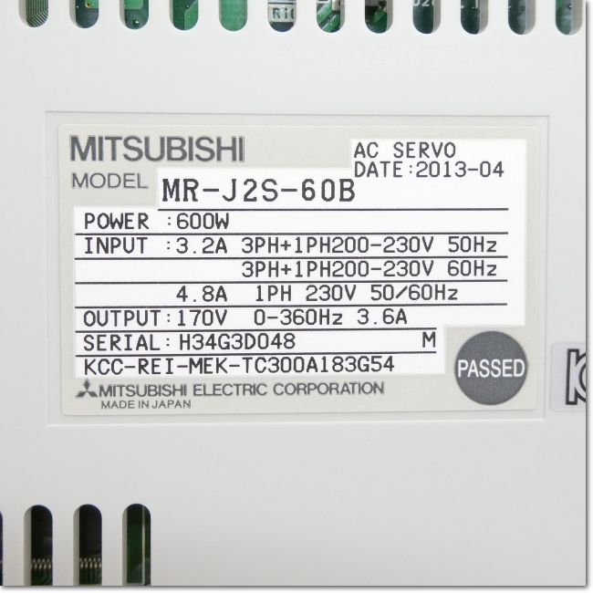 FA機器ドットコム / MR-J2S-60B サーボアンプ AC200V 0.6kW SSCNET対応