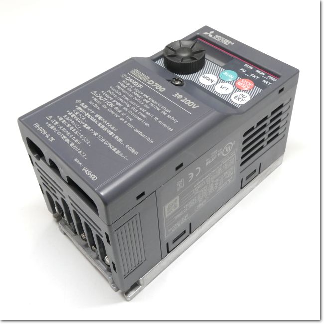 【新品未開封】三菱電機インバータ FR-D720-0.2K FA機器ドットコム / FR-D720-0.2K インバータ 三相200V (三菱電機