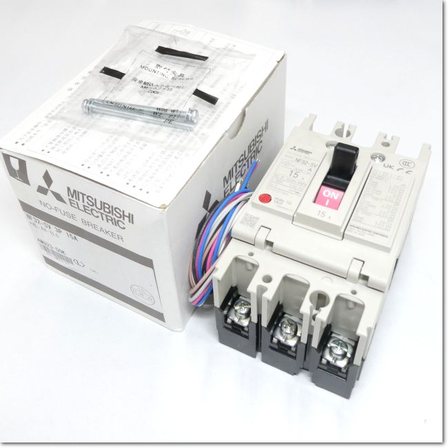 FA機器ドットコム / NF32-SV 3P 15A AL AX-1LS ノーヒューズ遮断器