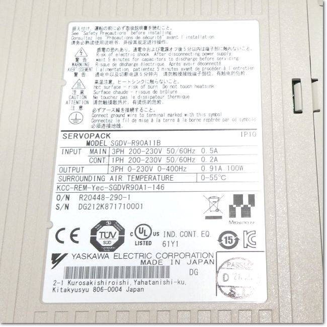 FA機器ドットコム / SGDV-R90A11B サーボパック AC200V 0.1kW
