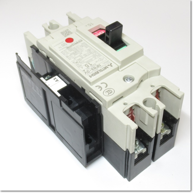 三菱NF63-SV 2P 20A  MSO-12 MSO-20 補助接点付き Amazon | 三菱電機(MITSUBISHI ELECTRIC) ノーヒューズ遮断器