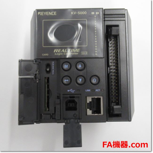 キーエンス　イーサネット付内蔵CPUユニットKV-5000　シーケンサー 特価 FA機器ドットコム / KV-5000 Ethernet 内蔵 CPU ユニット Ver