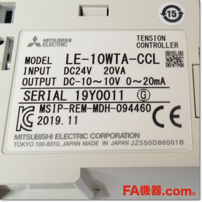 FA機器ドットコム / LE-10WTA-CCL フィードバック式テンション