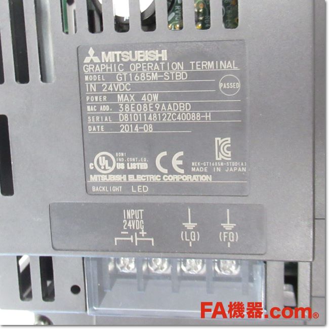GT1685M-STBD中古 FA機器ドットコム / GT1685M-STBD GOT本体 12.1型 TFTカラー液晶