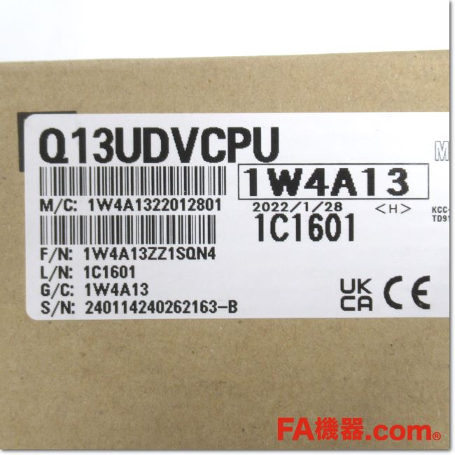 FA機器ドットコム / Q13UDVCPU ユニバーサルモデル高速タイプ