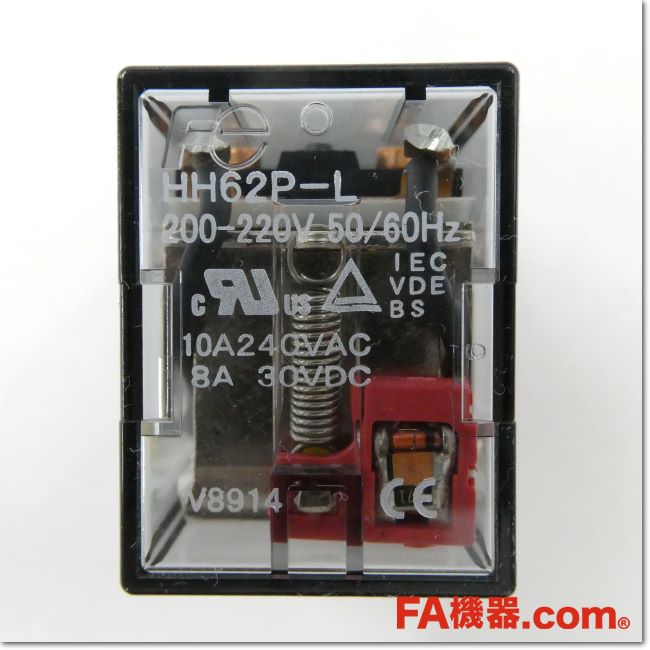 価格交渉歓迎！ 富士電機 HH62P-L パワーリレー (2C接点) 20個 HH62P-L AC200V パワーリレー HH62 富士電機 2c プラグイン