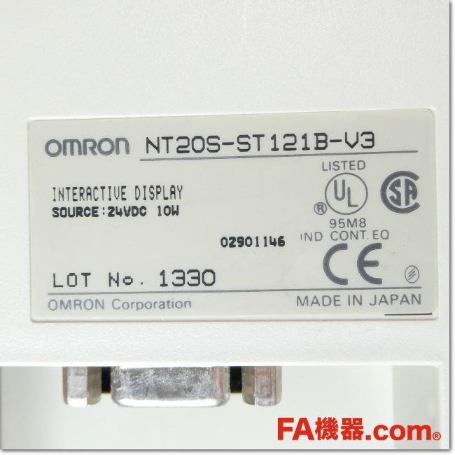 ◇未使用！オムロン プログラマブルターミナル NT20S-ST121B-V3