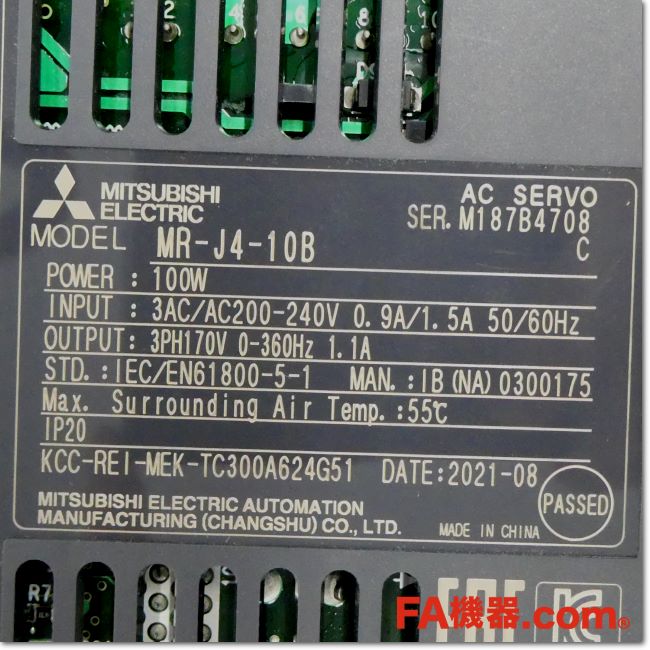 三菱電機 MITSUBISHIELECTRIC サーボアンプ MR-J4-10B FA機器ドットコム / MR-J4-10B サーボアンプ AC200V 0.1kW