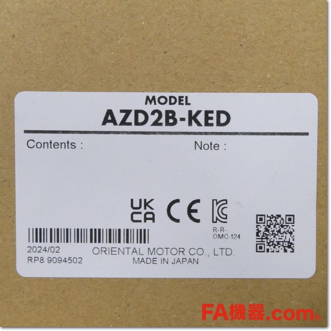 FA機器ドットコム / AZD2B-KED 多軸ドライバ DC電源入力