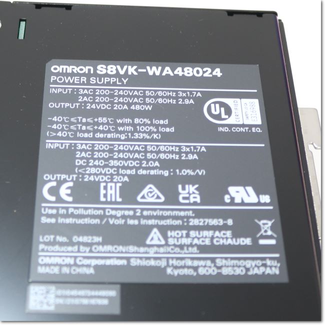 FA機器ドットコム / S8VK-WA48024 スイッチング・パワーサプライ