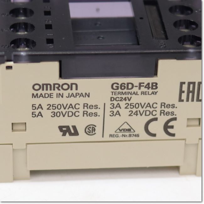 ターミナルリレー G6D-F4B ターミナルリレー G6D-F4B / G3DZ-F4B omron(オムロン
