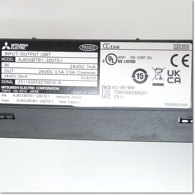三菱電機 AJ65SBTB1-32DTE1 リモートI/Oユニット CCLink AJ65SBTB1-32DTE1