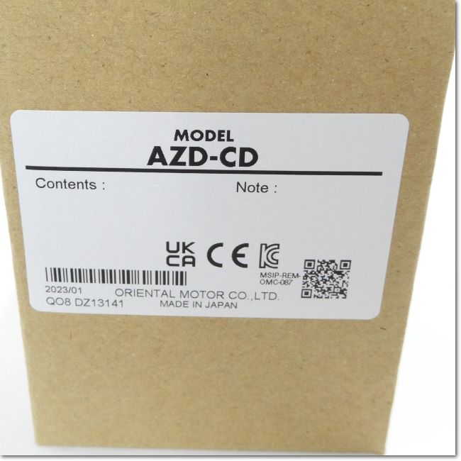 ステッピングモータードライブ　AZD-CD 中古ORIENTAL STEPPING MOTOR DRIVER AZD-CD ステッピング