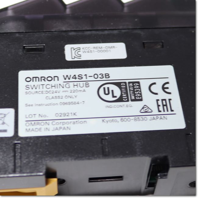 OMRON SWITCHING HUB W4S1-03B 送料無料 W4S1-03B | 産業用スイッチングハブ W4S1 LAN SWITCHING HUB