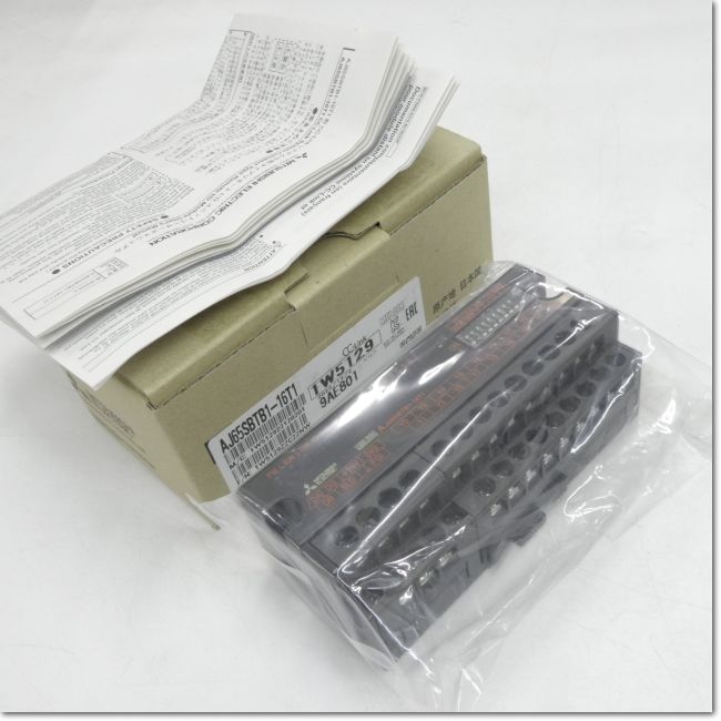 AJ65SBTB1-16T1 CC-LinkリモートI/Oユニット トランジスタ出力16点 端子台タイプ (三菱電機)