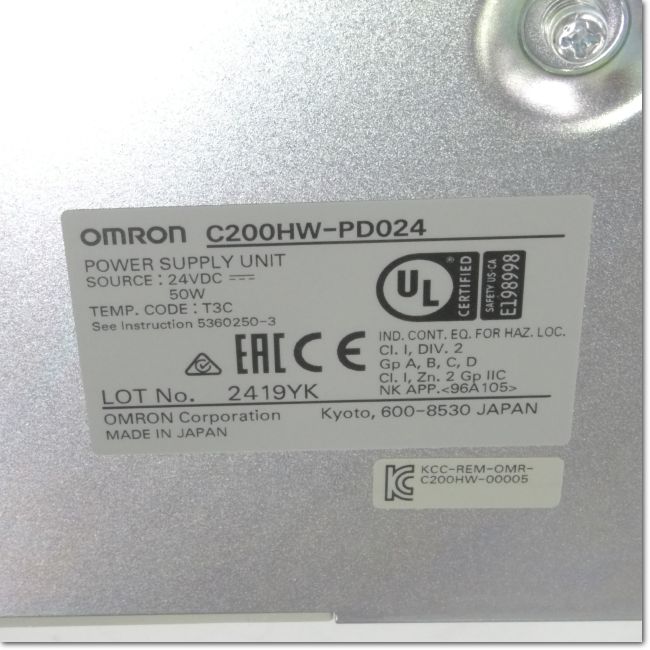 FA機器ドットコム / C200HW-PD024 DC電源ユニット (OMRON)