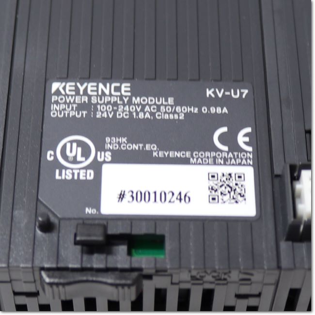 KEYENCE KV-U7 AC電源ユニット￼ FA機器ドットコム / KV-U7 AC電源ユニット DC24V 1.8A (KEYENCE)