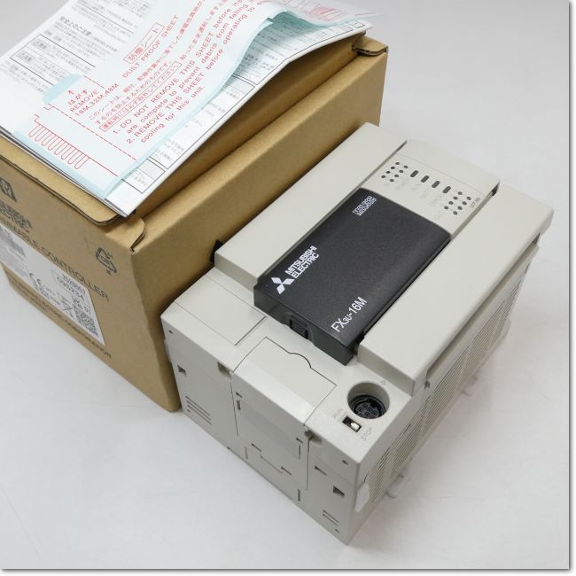 FX3U-16MR/DS マイクロシーケンサ DC電源・DC入力タイプ (三菱電機)