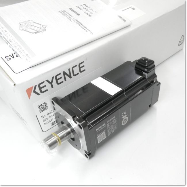 SV2-B040AS サーボモータ 400W ストレート軸 アブソリュート 電磁ブレーキ付き (KEYENCE)