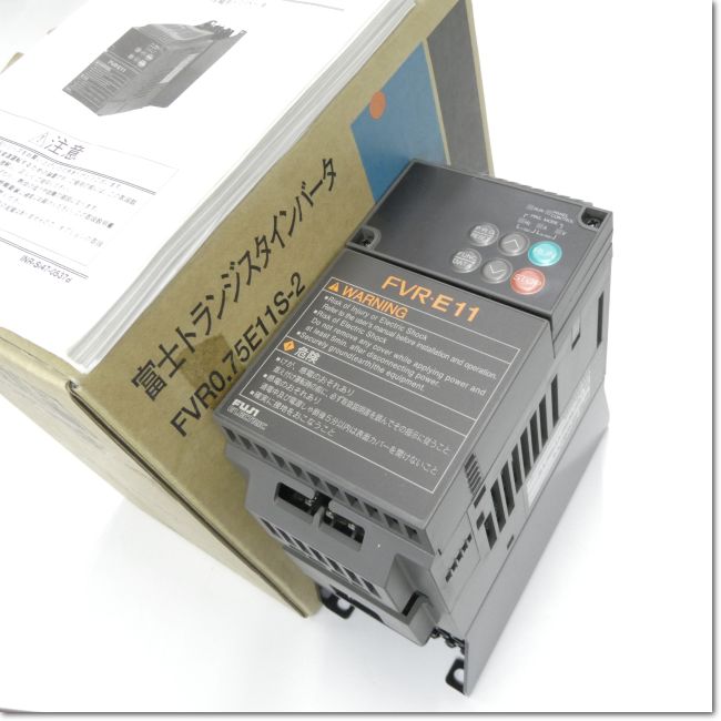 富士電機インバーター FVR0.75E11S-2 FVR0.75E11S-2 低騒音高性能コンパクト形インバータ FVR-E11S