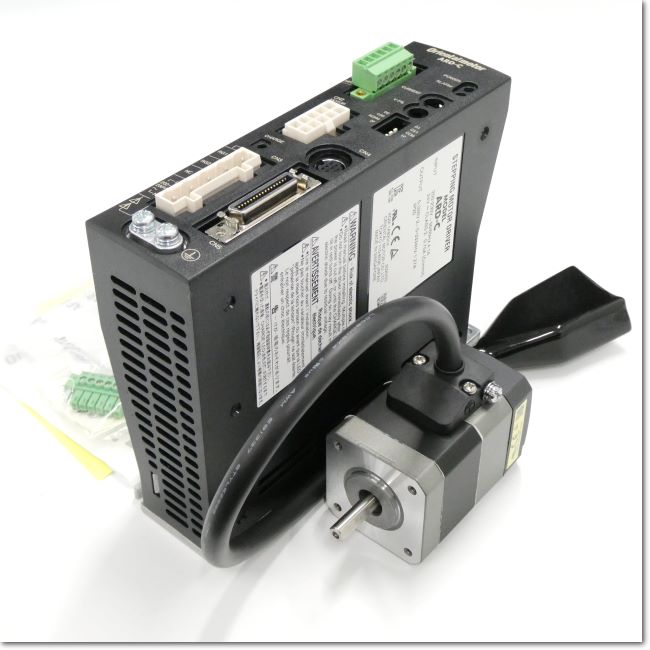 ARM46BC ステッピングモータ 両軸タイプ 取付角42mm + ドライバ 単相AC200V[ARD-C]付き (オリエンタルモーター)