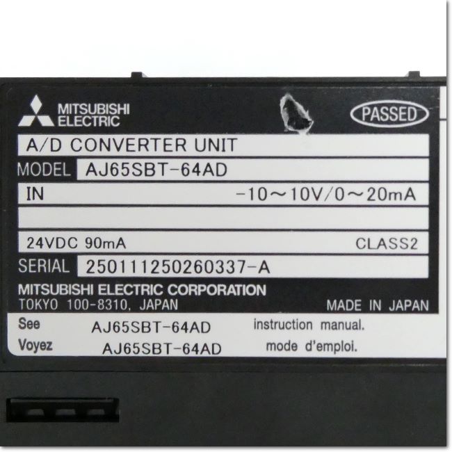 FA機器ドットコム / AJ65SBT-64AD CC-Linkアナログ-ディジタル